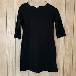 Black 3/4 sleeve minidress x small